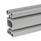 GN 10b Aluminum Profiles, b-Modular System, with Open Slots on All Sides, Profile Type Light Profile size: B-459010L
Finish: N - Anodized finish, natural color