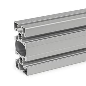 GN 10b Aluminum Profiles, b-Modular System, with Open Slots on All Sides, Profile Type Light Profile size: B-459010L<br />Finish: N - Anodized finish, natural color