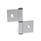 GN 2294 Aluminum Double Leaf Lift-Off Hinges, for Profile Systems / Panel Elements Type: I - Interior hinge leafs
Identification: C - With countersunk holes
Bildzuordnung: 82