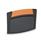 EN 733 Technopolymer Plastic Gripping Trays, Screw-In Type, Ergostyle® Type: S - With closing flap (only size b1 = 120)
Color of the cover: DOR - Orange, RAL 2004, matte finish