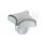 DIN 6335 Cast Iron Hand Knobs, Zinc Plated, with Tapped Through or Tapped Blind Bore Material: GG - Cast iron
Type: E - With tapped blind bore
Finish: ZB - Zinc plated, blue passivated finish