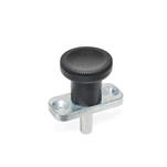 Indexing Plungers with Stainless Steel Plunger Pin, Non Lock-Out, Plate Mount