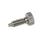  HRSS Stainless Steel Hand Retractable Spring Plungers, Non Lock-Out, with Knurled Handle Type: NI - Stainless steel
