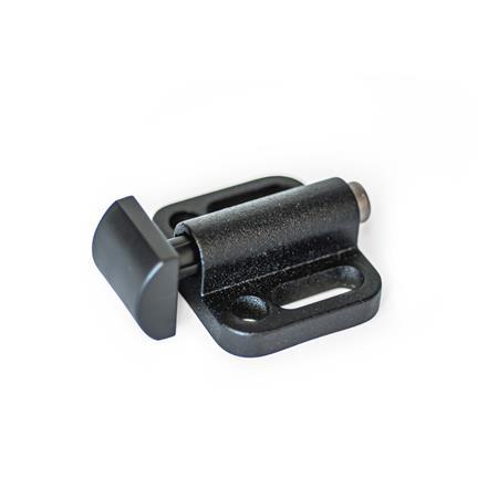 GN 415 Zinc Die-Cast Side Thrust Pins Type: A1 - Cylinder, horizontal
Version: KG - Plastic, smooth