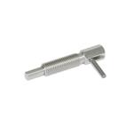 Stainless Steel Indexing Plungers, Lock-Out and Non Lock-Out, with L-Handle