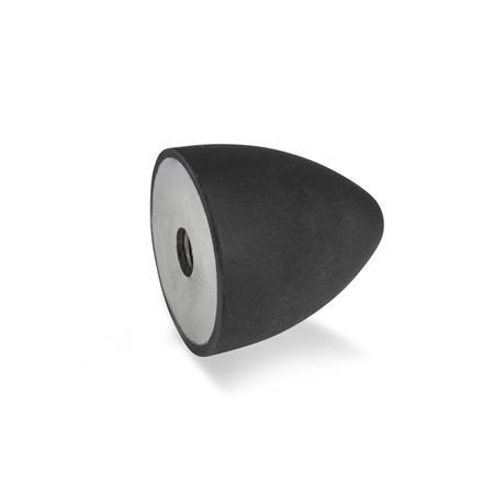 Silent-bloc M10 Caoutchouc 40x30mm - Antivibration Pour Compresseur, Moteur Ou Pompe