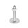 GN 41 Metric Thread, Stainless Steel Leveling Feet, Tapped Socket or Threaded Stud Type Type (Base): B0 - Without rubber pad / cap, with 2 mounting holes
Version (Stud / Socket): UK - With nut, internal hex at the top, wrench flat at the bottom
