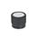 GN 726.1 Aluminum Knurled Control Knobs, Straight Shoulder, Plain Bore or Collet Type Type: A - With arrow
Identification no.: 1 - With set screw