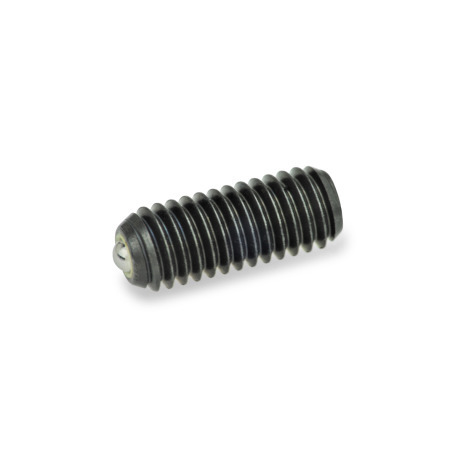 Ball Plungers GN 615.9: Steel, with Friction Bearing, with Internal Hex