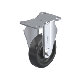 WN 22893.1 Steel Medium Duty Casters, Polypropylene Wheel Tread / Core, Light Version Bracket type: B - Rigid bracket