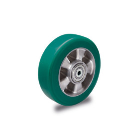 EN 22886 Polyurethane Wheels, Aluminum Wheel Core Bearing type: K - Annular ball bearing<br />Type: A - Wheel without bracket