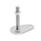 GN 43 Metric Thread, Stainless Steel Leveling Feet, Tapped Socket or Threaded Stud Type, with Mounting Hole, Teardrop Shape Type (Base): D0 - Without rubber pad / cap
Version (Stud / Socket): TK - With nut, wrench flat at the bottom