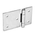 Stainless Steel Sheet Metal Hinges, Horizontally Extended