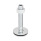 GN 40 Steel Leveling Feet, Tapped Socket or Threaded Stud Type Type (Base): A3 - With rubber pad, vulcanized, black
Version (Stud / Socket): UK - With nut, internal hex at the top, wrench flat at the bottom