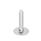 GN 41 Metric Thread, Stainless Steel Leveling Feet, Tapped Socket or Threaded Stud Type Type (Base): D0 - Without rubber pad / cap
Version (Stud / Socket): V - Without nut, external hex at the top, wrench flat at the bottom