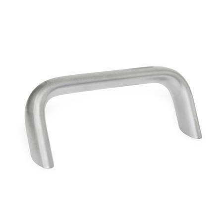 KIPP - Pull Handles, stainless steel, round profile, metric