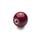 DIN 319 Perillas de bola de plástico, rojas Material: KU - Plástico
Tipo: E - Con inserto roscado
Color: RT - Rojo