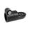 EN 276.9 Plastic Swivel Clamp Connectors Type: AV - With external serration
Color: SW - Black, RAL 9005, matte finish