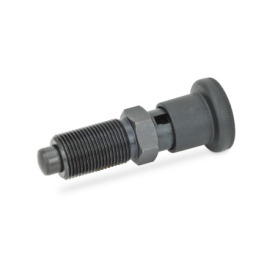 GN 817 Steel Indexing Plungers, Lock-Out and Non Lock-Out, with Multiple Pin Lengths Type: C - Lock-out, without lock nut