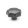 DIN 6336 Cast Iron Star Knobs, with Tapped or Plain Bore Type: C - With plain blind bore, tol. H7