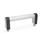 GN 669 Aluminum Tubular Handles, with Back-to-Back Mounting Capability Type: B - Mounting from the operator's side
Finish: EL - Anodized finish, natural color
