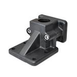 Aluminum Flanged Base Plate Connector Clamps, Split Assembly