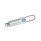 GN 717 Steel Indexing Plungers, Non Lock-Out, with Pull Ring / with Wire Loop Type: D - With wire loop, without lock nut