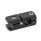 GN 474.2 Aluminum Rail Mounting Clamps, Splittable, with Cross / Parallel Bore Type: 
Finish: ELS - Anodized finish, black