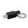 GN 722.4 Steel Indexing Plungers, Lock-Out, Weldable, with Pull Ring Type: C - Square, with pull ring (pinned), assembled