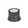 GN 726.2 Aluminum Knurled Control Knobs, Plain Bore or Collet Type Type: S - With scale 0...9, 20 graduations
Identification no.: 1 - With set screw