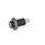 GN 313 Steel Spring Bolts, Plunger Pin Retracted in Normal Position Type: DK - Without knob, with lock nut
Identification no.: 2 - Pin with internal thread
