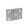 GN 237.3 Stainless Steel AISI 316 Heavy Duty Hinges, with Extended Hinge Leaf Type: A - With bores for countersunk screws
Finish: GS - Matte shot-blasted finish
Scharnierflügel: l3 ≠ l4