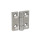 GN 237.3 Stainless Steel AISI 316 Heavy Duty Hinges Type: A - With bores for countersunk screws
Finish: GS - Matte shot-blasted finish