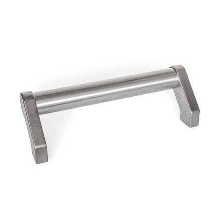 GN 333.6 Stainless Steel Tubular Handles, with Angled Handle Legs 