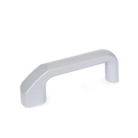 GN 559 Aluminum Cabinet / Door Handles, with Tapped or Counterbored Through Holes Type: A - Closed type<br />Finish: SR - Silver, RAL 9006, textured finish