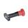 GN 817.1 Zinc Die-Cast Indexing Plungers, Lock-Out and Non Lock-Out, with Top Mount Flange, with Red Knob Type: C - Lock-out
Color: RT - Red, RAL 3000