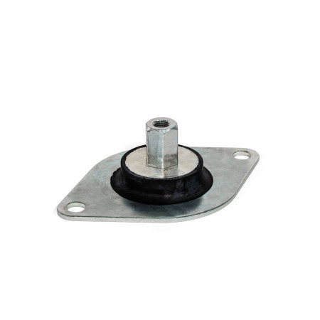 Vibration Damping Elements GN 148.4: Rubber, Flange Steel, for Tensile / Compressive Load