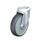 LER-TPA Steel Light Duty Swivel Casters, With Bolt Hole Fitting, Thermoplastic Rubber Wheels Type: K-FK - Ball bearing with thread guard