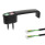 GN 422 Jaladeras en "U" para gabinete en zinc fundido a presión / con luz indicadora, con función de conmutación de potencia, con cable de PUR Tipo: RK - Botón, cierre, con LED, rojo / verde (bicolor)
Tipo: RK - Botón, cierre, con LED, rojo / verde (bicolor)
Tipo de conexión: K5 - Cable, extremo abierto, 5 m
Acabado: SW - Negro, RAL 9005, acabado texturizado