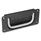 GN 425.8 Steel / Stainless Steel Folding Handles with Recessed Tray Material handle: NI - Stainless steel
Finish tray: SW - Black, RAL 9005, textured finish