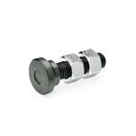 Ensemble de broches pour sauterelle en acier, avec patin orientable