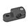 GN 482 Aluminum, Swivel Mounting Clamps Finish: ELS - Black anodized finish
Type: Q - Clamping bore transverse to the swivel axis