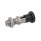 GN 81700 Doigts d’indexage, acier / inox, avec extrémité spéciale Type: CK - Verrouillable, avec contre-écrou
Type de goupille de centrage: MA - Extrémité arrondie, laiton
Matériau: NI - Inox