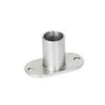 Stainless Steel Flanged Receptacles, for Ball Lock Pins