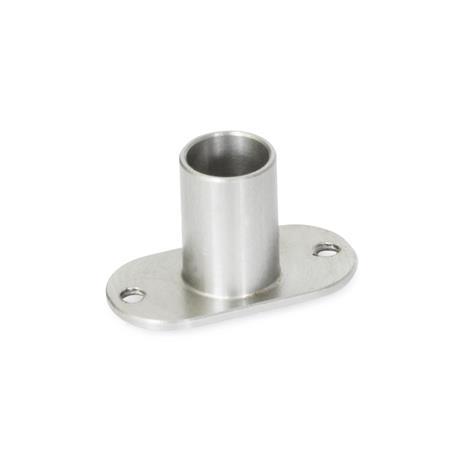  FR 100.2 Stainless Steel Flanged Receptacles, for Ball Lock Pins 
