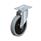 LKPA-VPA Zinc plated steel Light Duty Gray Rubber Wheel Swivel Casters, with Plate Mounting, Heavy Bracket Series  Type: G - Plain bearing