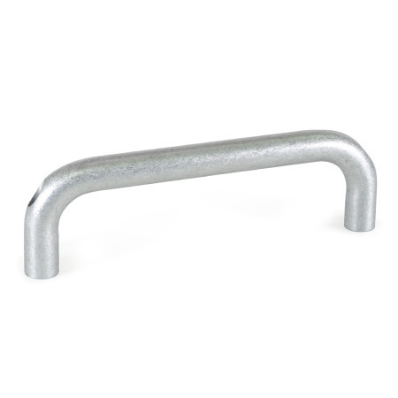 GN 426.2 Round Aluminum Cabinet U-Handles, Mounting from the Operator’s Side Material: AL - Aluminum
Finish: BL - Plain, tumbled finish