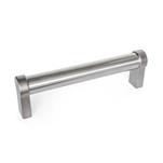 Stainless Steel Tubular Handles, with Straight Legs