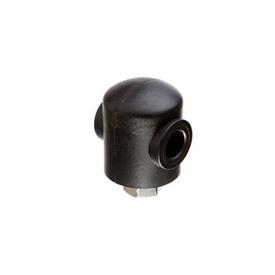 AN 5671 Plastic Clamping Heads With Threaded Eye Bolt Bottom Side 
