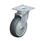  LPA-TPA Steel Light Duty Swivel Casters, with Thermoplastic Rubber Wheels and Plate Mounting, Standard Bracket Series Type: K-FK - Ball bearing with thread guard